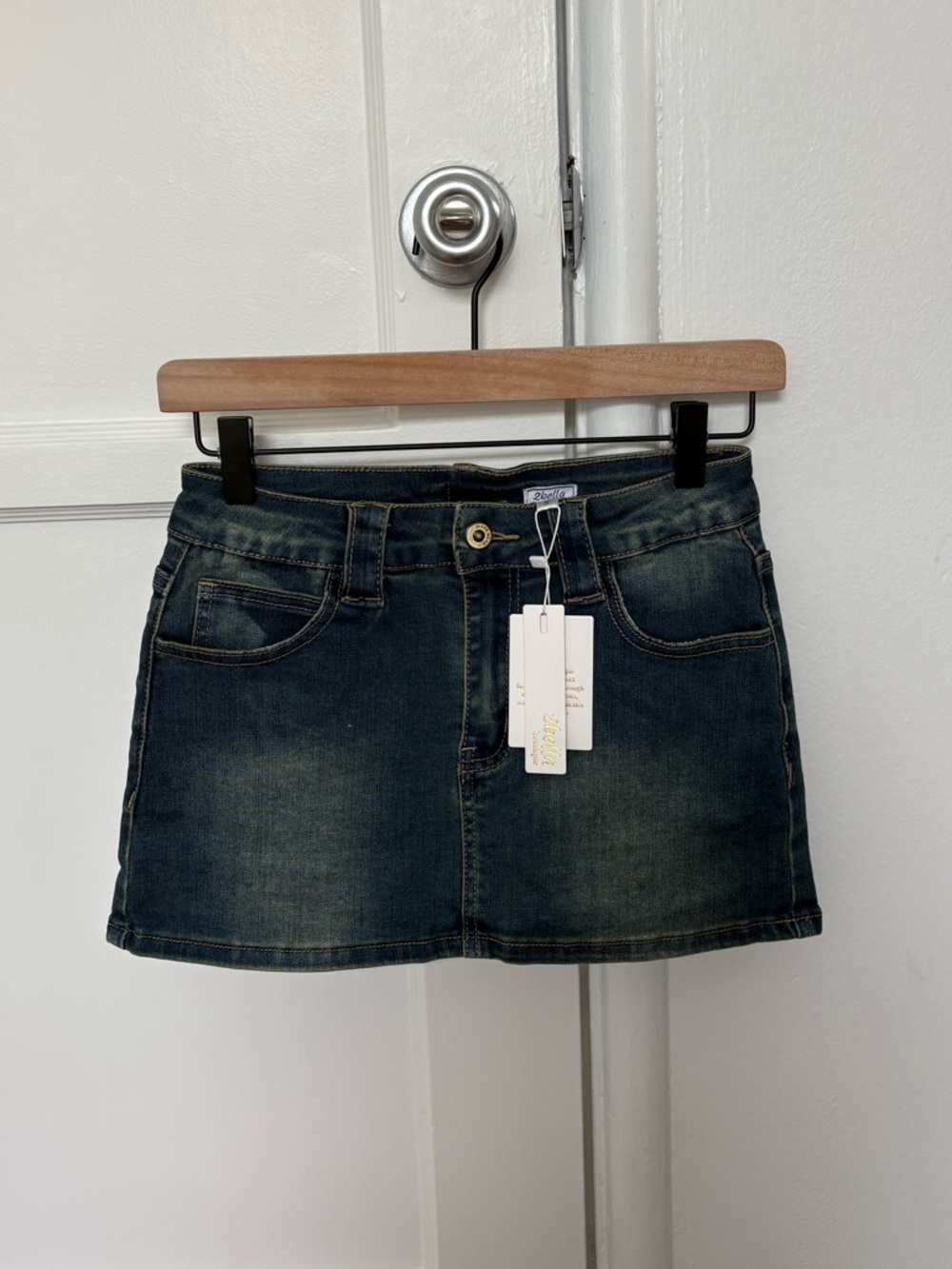 2Bella Denim Mini Skirt